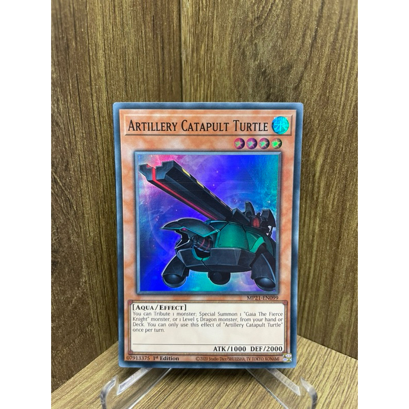 ( Thẻ bài YUGIOH Chính Hãng ) Artillery Catapult Turtle / Super Rare ...