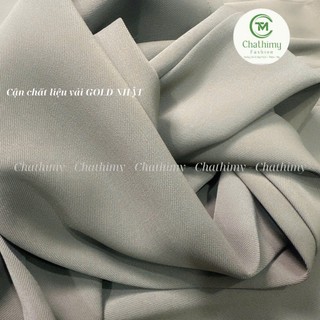 Quần vải nữ công sở dáng baggy thụng kiểu mới, chất Gold nhật- Quần tây nữ lưng cao đi học  trơn mềm(02) CTM