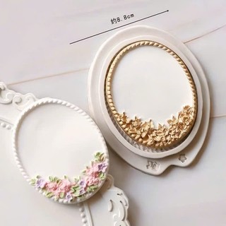 Vòng tròn mẫu 2 làm bảng tên trang trí bánh rau câu