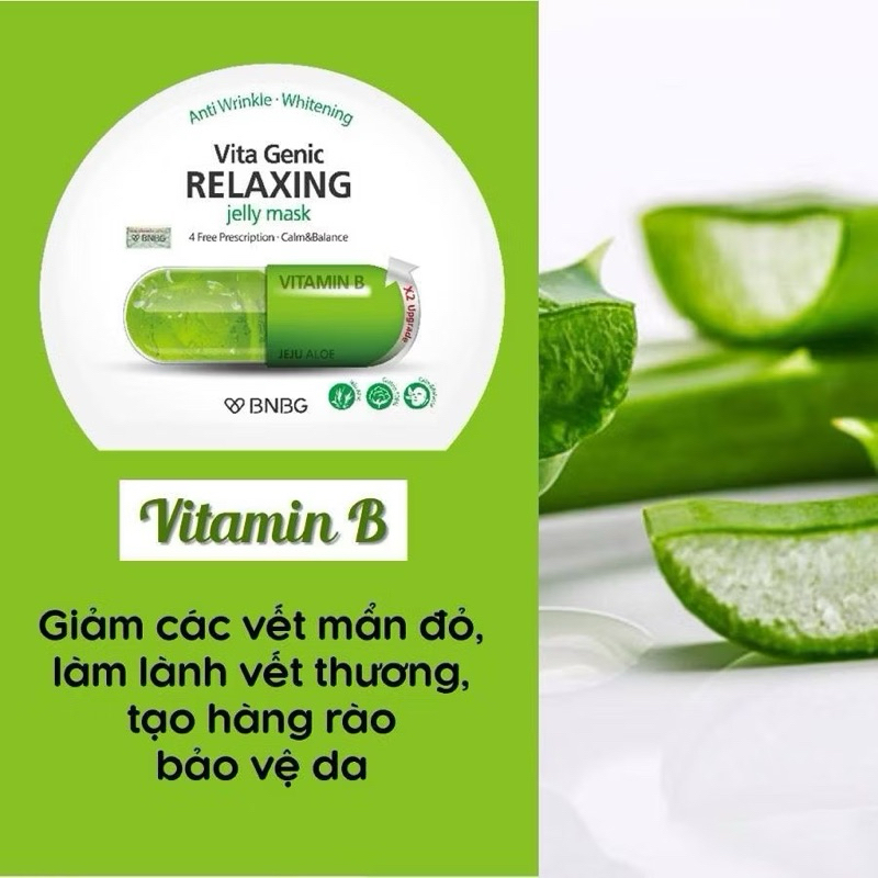 1-5 miếng Mặt Nạ BNBG Jelly Mask - Hạn 2028 Hàn Quốc Dưỡng Ẩm, Sáng Da  IS138