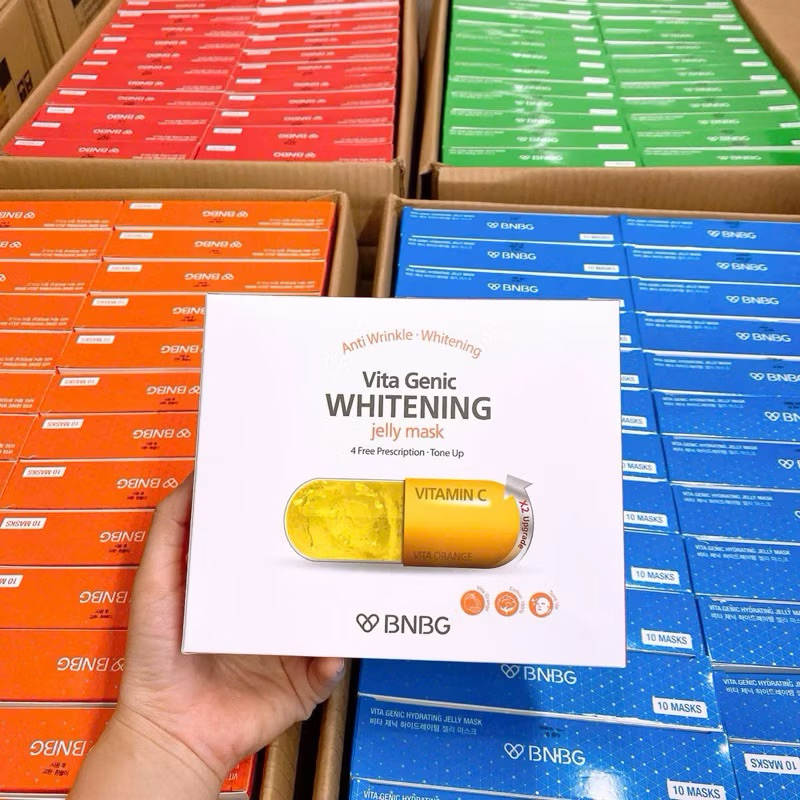 1-5 miếng Mặt Nạ BNBG Jelly Mask - Hạn 2028 Hàn Quốc Dưỡng Ẩm, Sáng Da  IS138