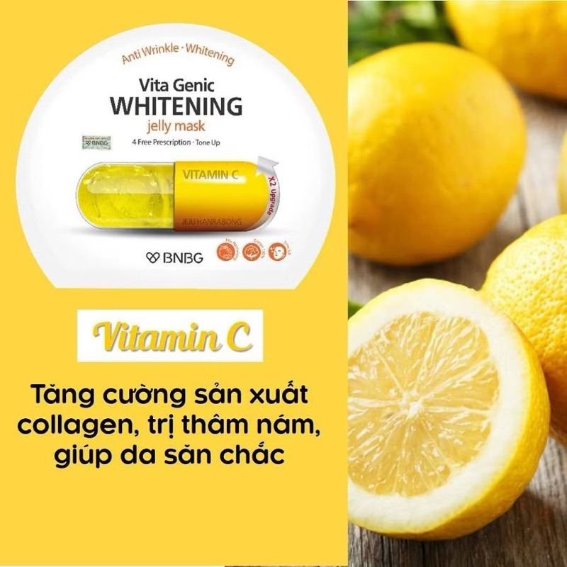 1-5 miếng Mặt Nạ BNBG Jelly Mask - Hạn 2028 Hàn Quốc Dưỡng Ẩm, Sáng Da  IS138