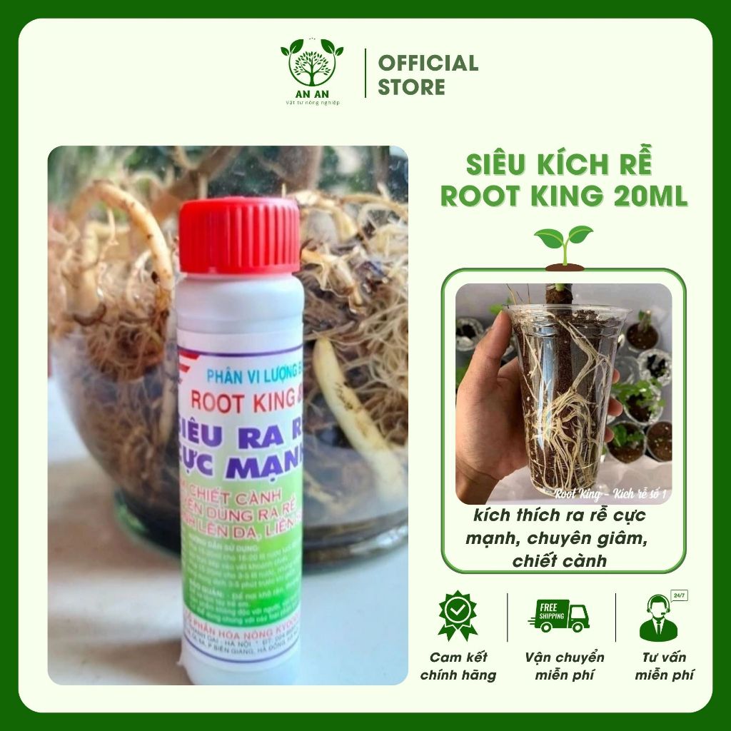 Combo 5 ống Siêu Kích Rễ RootKing 20ml Kích Thích Ra Rễ Cực Mạnh,Chuyên ...