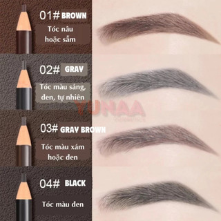 [Y277] Chì xé kẻ mày WODWOD - Eyebrow Pencil - Sắc nét chuyên dùng cho Makeup trang điểm