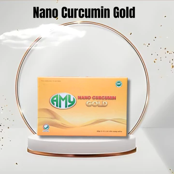 Viên Uống AMY Nano Curcumin Gold Hỗ Trợ Bảo Vệ Dạ Dày, Tá Tràng, Giảm Nguy Cơ Viêm Loét, Hộp 30 Viên
