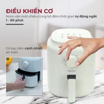 Nồi chiên không dầu 3.2L Nhập Khẩu Fujihome A3, Nồi chiên cơ mini 3 Lít công suất 1300W chống dính tự ngắt tặng kèm gắp — ảnh 3