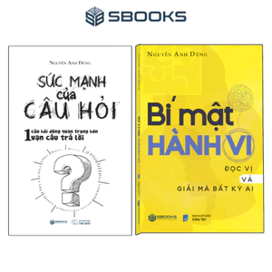 Sách - Combo 2 Cuốn Bí Mật Hành Vi + Sức Mạnh Của Câu Hỏi - Người Trí Thức | Sbooks