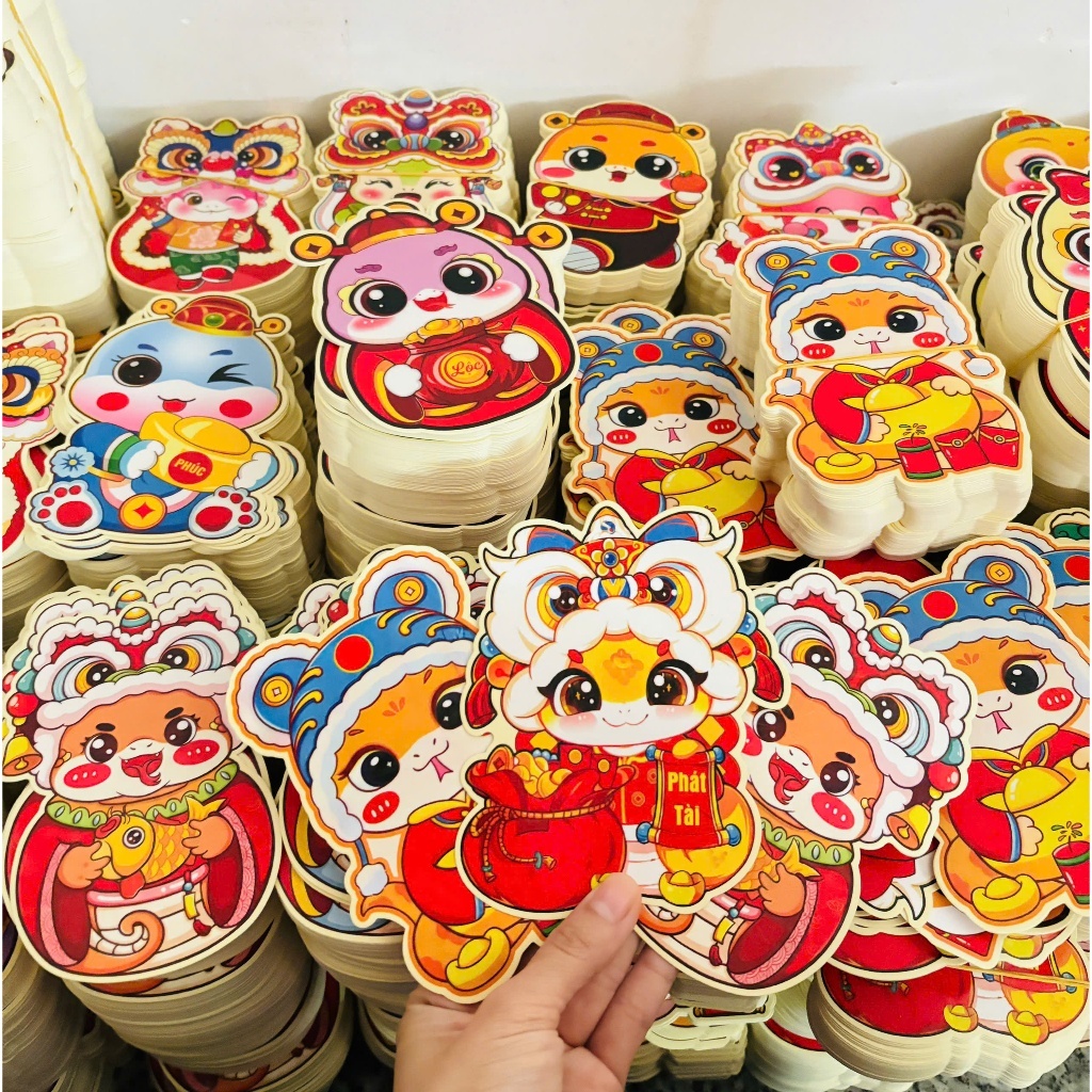 Bao Lì Xì ChiBi Mẫu Mới Hottrend 2026  Ngựa Cute Giấy Bìa Cứng Bóng Phản Quang Chibi Đa Dạng Mẫu - Đồ Chơi Cho Bé PUKAPI