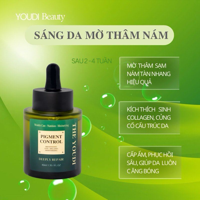 YOUDI Serum Giảm Nám Tàn Nhang Đốm Nâu Và Dưỡng Trắng Da 40ml