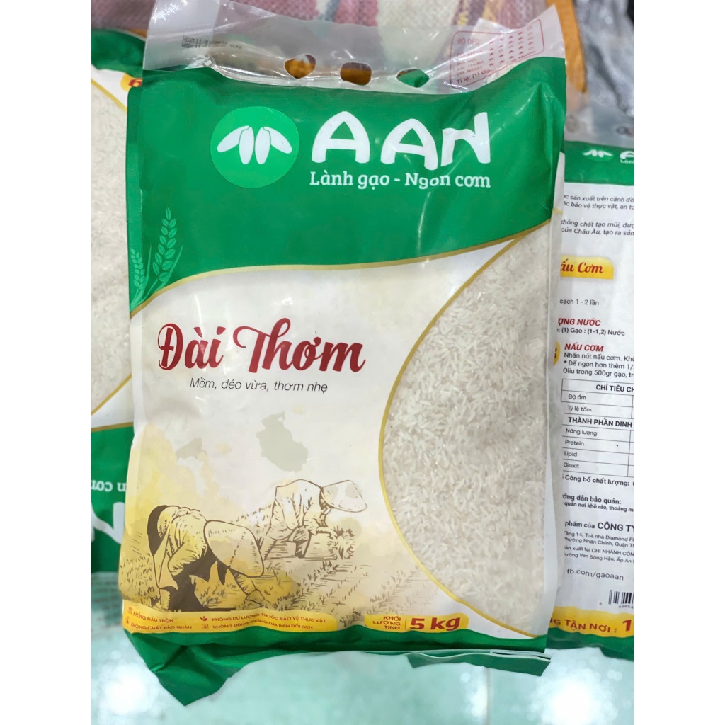 GẠO ĐAI THƠM 1 TÚI 5KG - HSD 11/1/2025 | Shopee Việt Nam