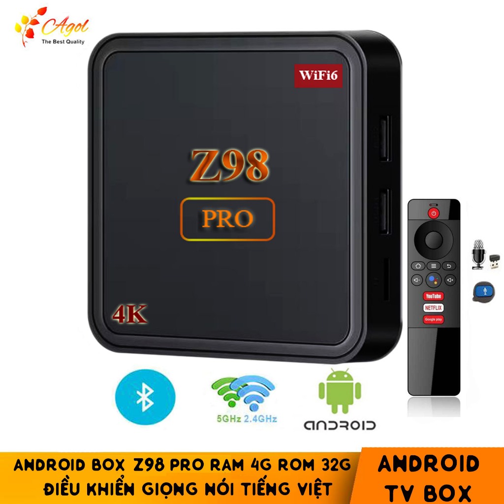 Z98 Pro Ram 4G Rom 32G điều khiển cử chỉ tay người dùng và giọng nói ...