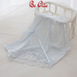Quần Lót Ren Nữ bèo xuyên thấu đính nơ nhỏ siêu quyến rũ BC_CHIC LINGERIE