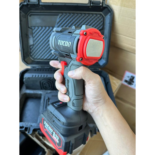 máy siết bulong tocdo cao cấp trọn bộ 2 pin 1 sạc mở ốc oto 7 chỗ ốc 21