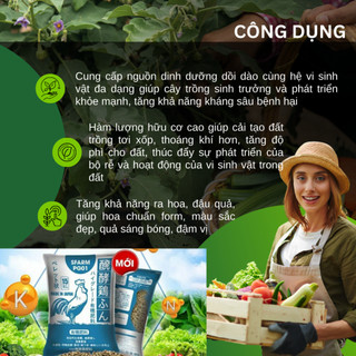 Phân Gà Viên Nhật Bản AKI - Loại 5KG Dùng Cho Tất Cả Các Loại Cây, Phù Hợp Với Các Giai Đoạn Của Cây