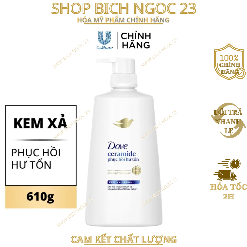 Dầu gội Dove Phục Hồi Hư Tổn , Ngăn Gãy Rụng Tóc 880g