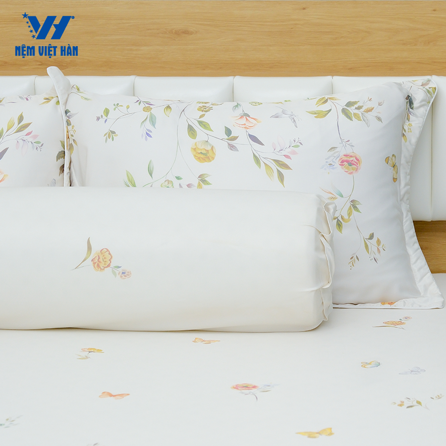 Ảnh Bộ ga gường Việt Hàn Tencel - Thoáng Mát, Thấm Hút Mồ Hôi 2