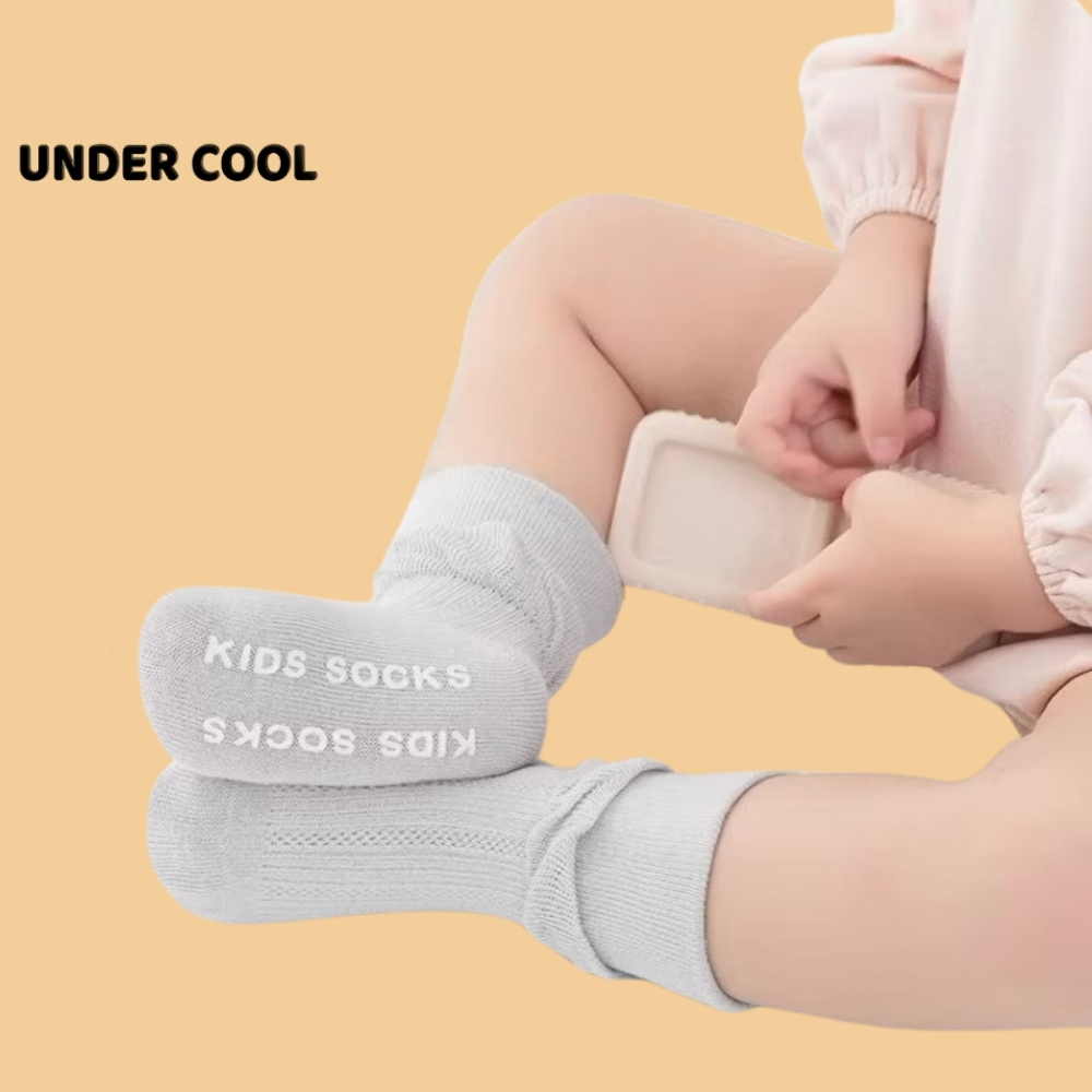Set 5 Đôi Tất Vớ Trẻ em UNDERCOOL Cổ Bèo Nhún Mềm Mại Thoáng Khí Đáng Yêu Phù Hợp Bé 0-3 Tuổi TC72