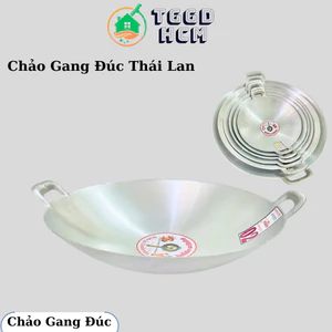 Chảo Gang Đúc Thái nguyên khối-Chảo Gang Đúc Cao Cấp Không Bị Đen Dỉ Sét