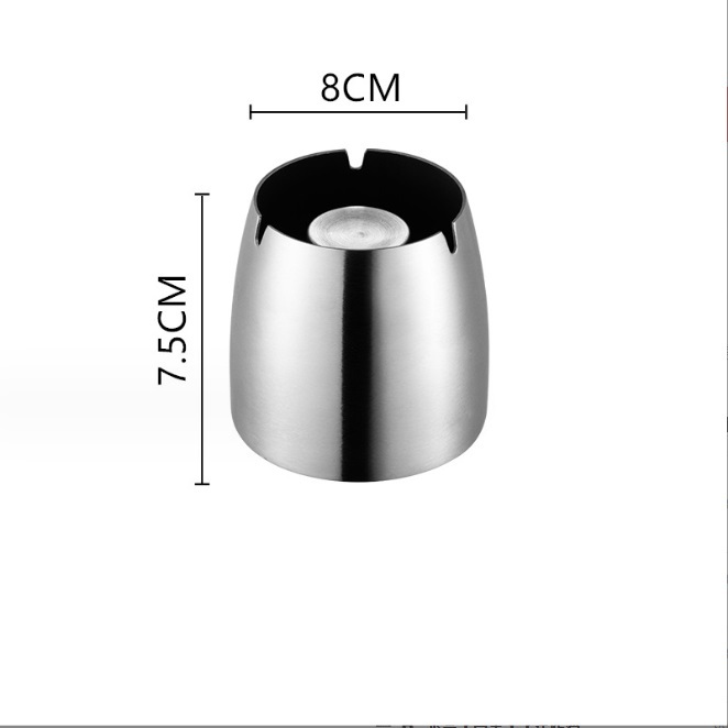 Gạt tàn inox, gạt tàn cao cấp - GTT006e