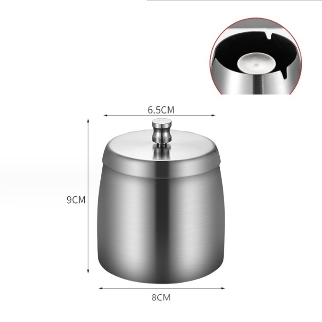 Gạt tàn inox, gạt tàn cao cấp - GTT006e