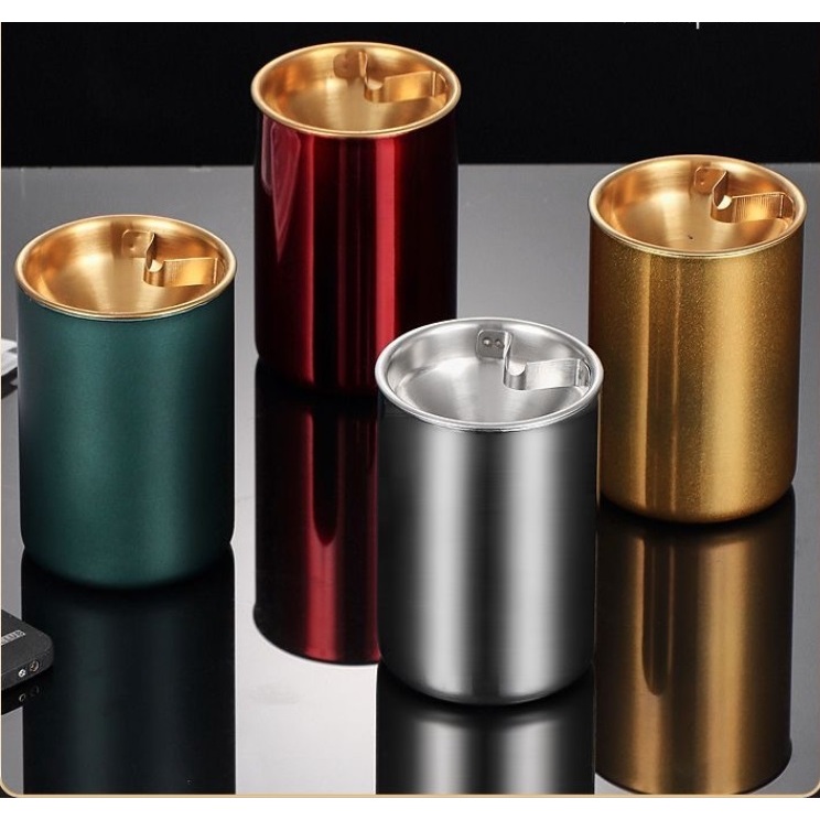Gạt tàn, gạt tàn inox, gạc tàn thuốc - CHỈ BÁN MÀU BẠC - GTT007d