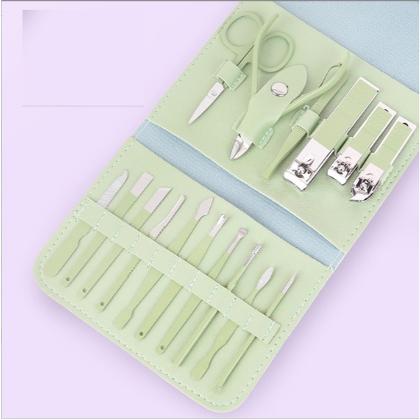 Bộ Bấm Móng Tay bấm móng ân 16 Món - BMT005a