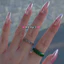 Nail Box Thiết Kế Trơn tráng gương hồng thạch M96 Nhà Mơ Nails