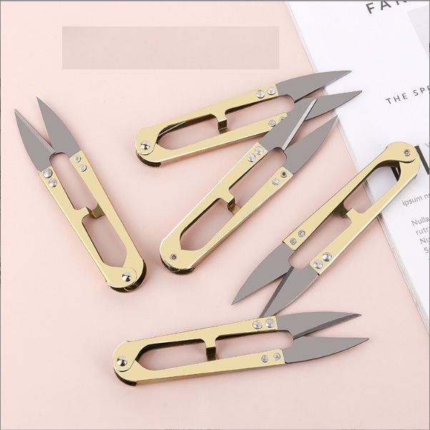 Kéo Cắt Chỉ, Kéo Bấm Chỉ, làm bằng kim loại - KCC002a