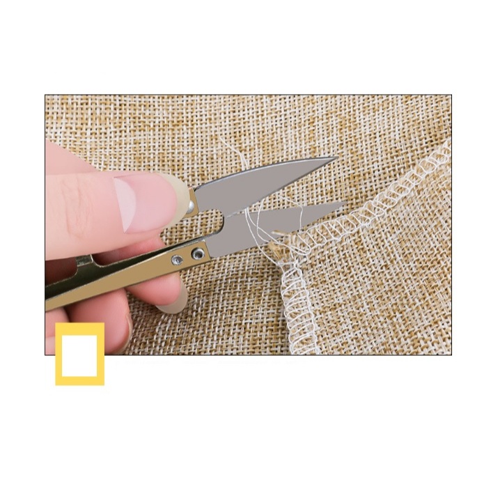 Kéo Cắt Chỉ, Kéo Bấm Chỉ, làm bằng kim loại - KCC002a