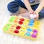Trò chơi trứng matching egg, sét trứng ghép đôi sét trứng matching đầu đời cho bé loại cao cấp có khay đựng 12 quả to