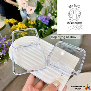 Hộp đựng Nail Box ( Có xước nhẹ) tiện lợi, trong suốt nhà Mơ Nails.