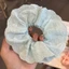 Scrunchies Dây cột tóc Phối Ren Hàn Quốc nhiều lớp cỡ lớn tone màu đơn giản basic