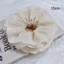 Scrunchies Dây cột tóc Phối Ren Hàn Quốc nhiều lớp cỡ lớn tone màu đơn giản basic