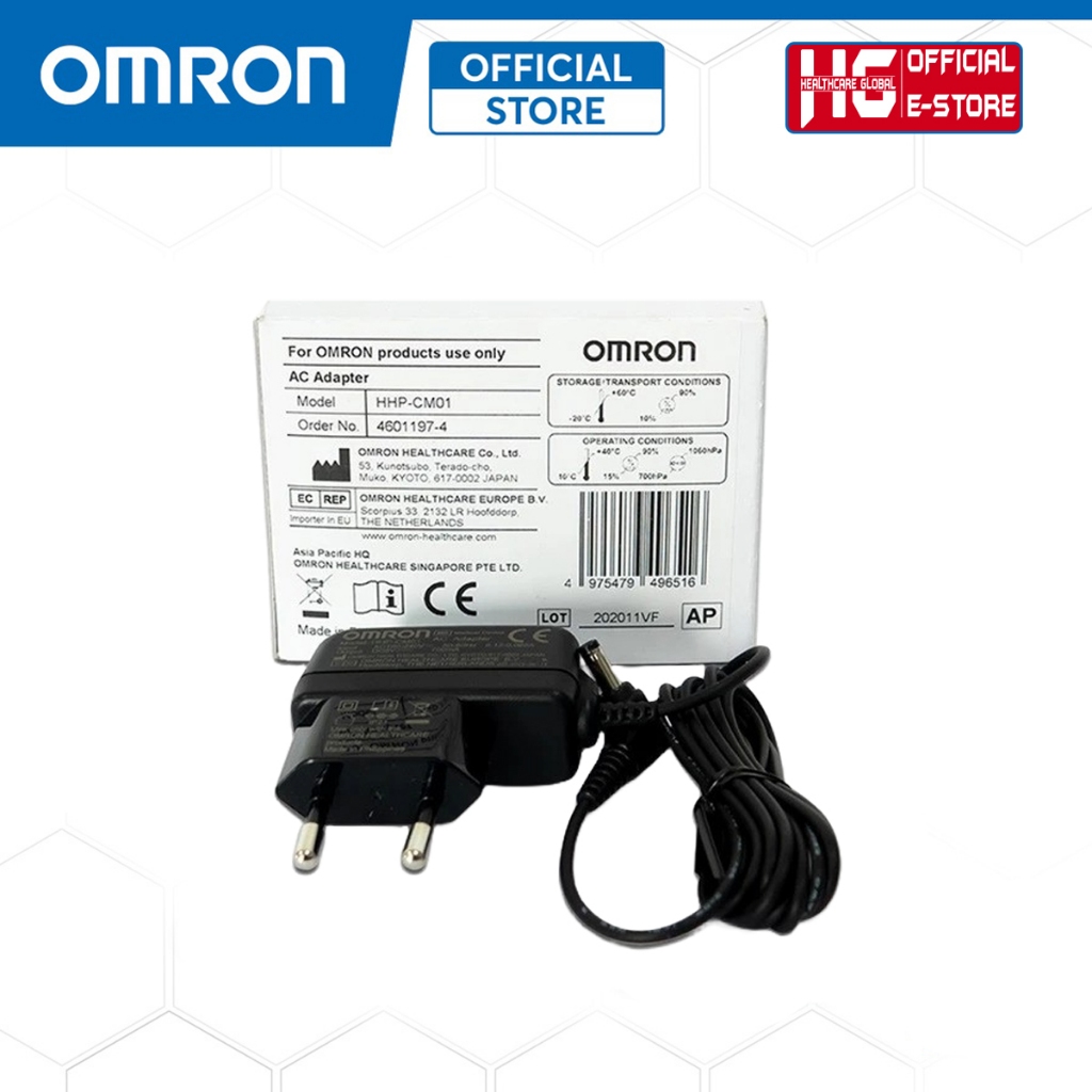 Ảnh Bộ Đổi Nguồn Điện Adapter Omron | Dùng Cho Máy Đo Huyết Áp Bắp Tay Omron Hàng Chính Hãng 1