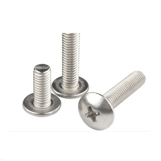 (INOX201) 50 cái M3, M4, M5 vít pake đầu dù thân bulong inox201