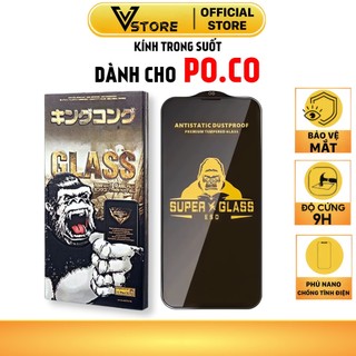 kính cường lực dành cho xiaomi poco m2 m3 m4 m5 m6 x2 x3 x4 x5 x6 5G 4G GT Pro Plus Neo nfc miếng dán màn hình dành cho