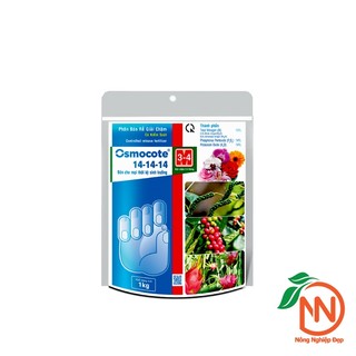 Phân Tan Chậm Vàng Osmocote 14-14-14 Gói 1kg