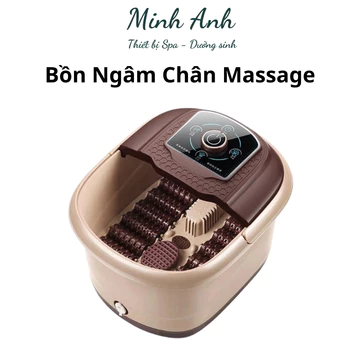 Bồn Ngâm Chân Massage Không Tự Động | Máy Ngâm Chân Massage Có Sục Khí Có Đèn Hồng Ngoại