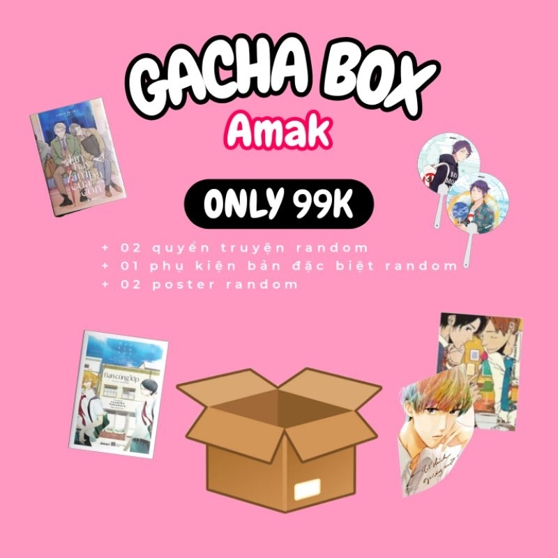 Lucky box/ Gacha box Amak only 99k | Shopee Việt Nam