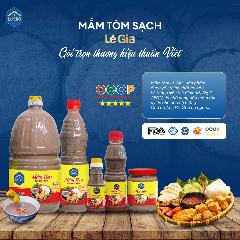 Ảnh Mắm tôm ngon Lê Gia Thanh Hóa - chai PET 225ml 1