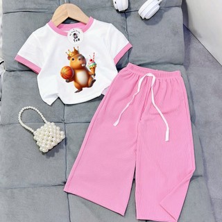 [8-40Kg] Bộ đồ bé gái HOT TREND chất vải dày mịn thoáng mát được các bé yêu thích BGP33