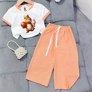 [8-40Kg] Bộ đồ bé gái HOT TREND chất vải dày mịn thoáng mát được các bé yêu thích BGP33