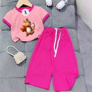 [8-40Kg] Bộ đồ bé gái HOT TREND chất vải dày mịn thoáng mát được các bé yêu thích BGP33