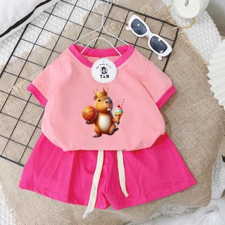 [8-40Kg] Bộ đồ bé gái HOT TREND chất vải dày mịn thoáng mát được các bé yêu thích BGP33
