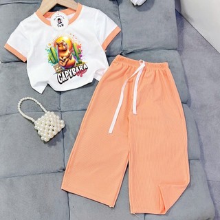 [8-40Kg] Bộ đồ bé gái HOT TREND chất vải dày mịn thoáng mát được các bé yêu thích BGP35
