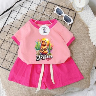 [8-40Kg] Bộ đồ bé gái HOT TREND chất vải dày mịn thoáng mát được các bé yêu thích BGP35