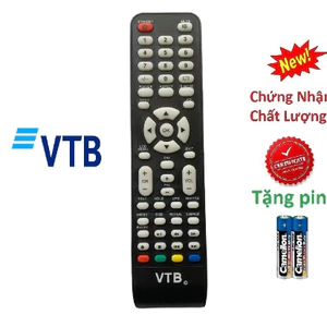 Điều khiển remote từ xa đầu VTB-kèm pin-tay đầu bấm đầu VTB