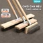 Chổi Sắt Cán Gỗ Chà Rong Rêu Vệ Sinh Sân Vườn, Chổi Sắt Sợi Inox 304 Chà Rêu TuLy Shop