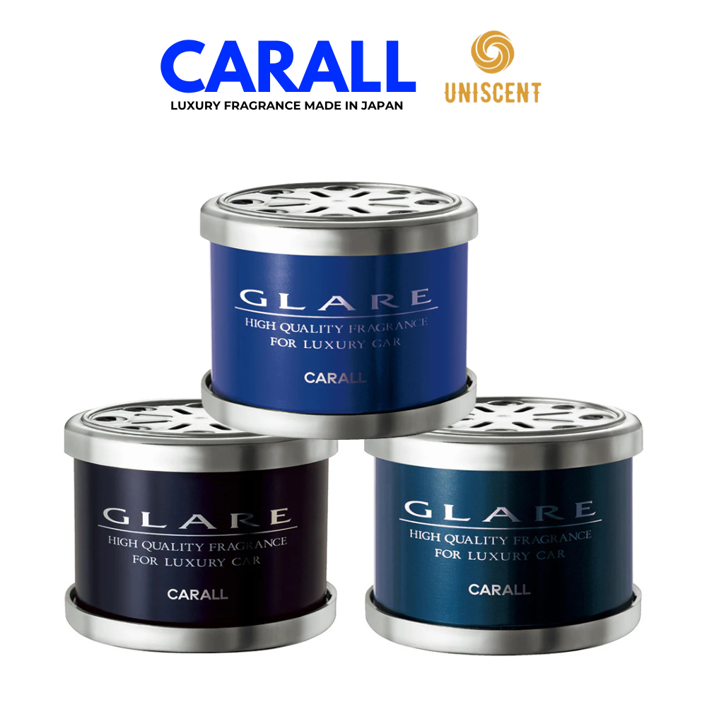 Nước Hoa Ô Tô CARALL - Sáp Thơm Ô Tô Cao Cấp Mùi Chanh/ Hoa Nhài/ Táo - GLARE 60G