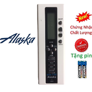 tay điều khiển remote từ xa điều hòa Alaska-Hàng chính hãng-kèm pin